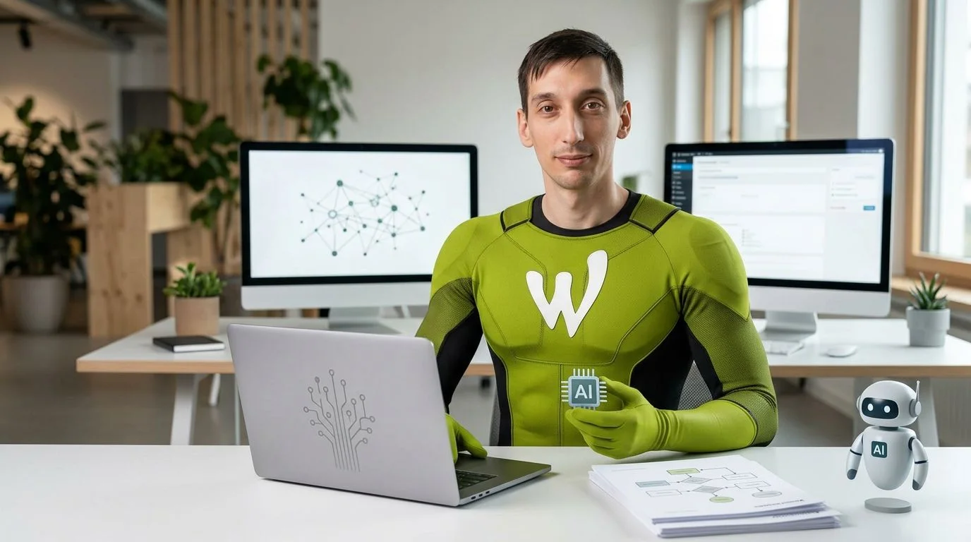 Daniel Wehrli, Experte für Webentwicklung und KI in Roggwil