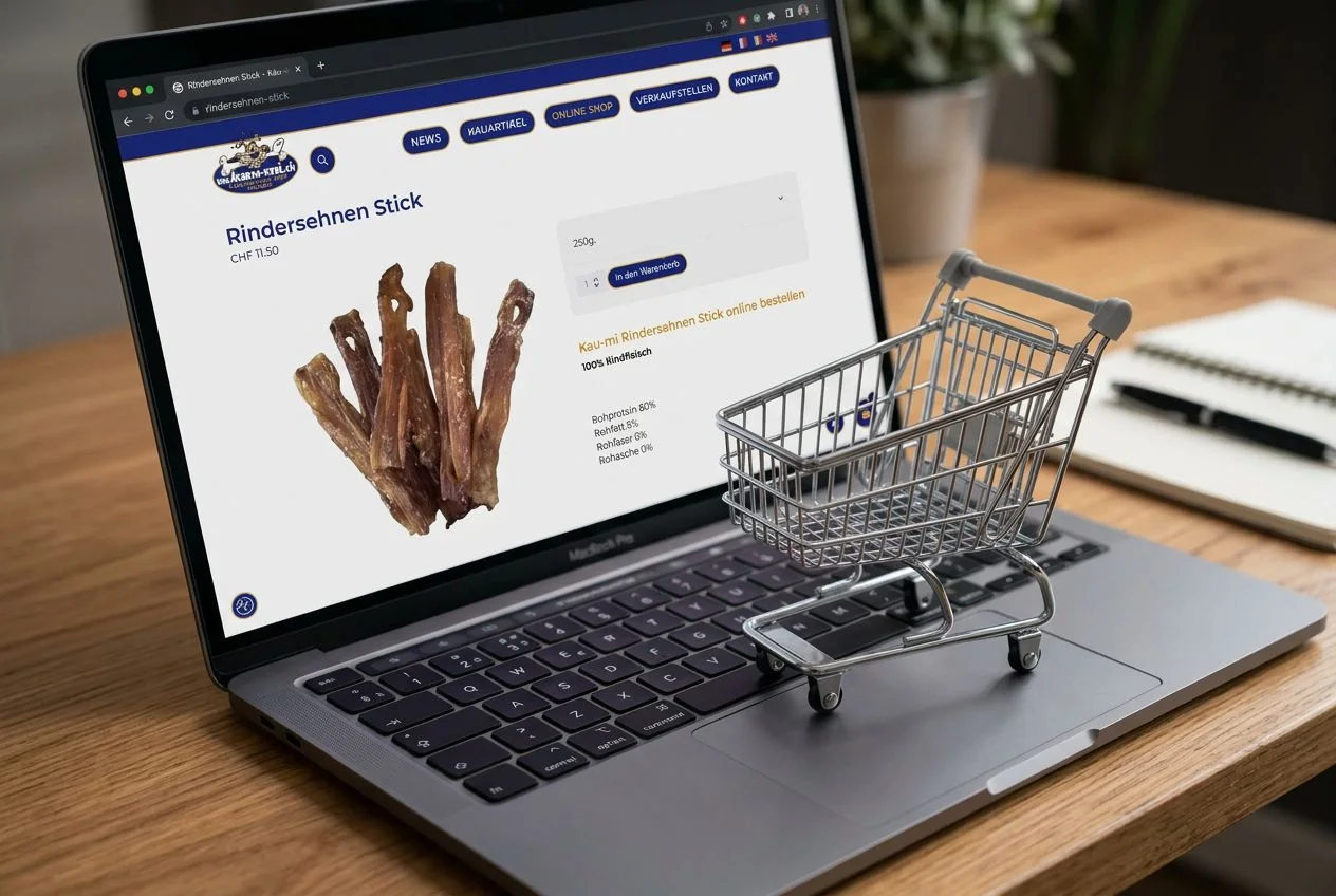 Modernes und responsives Webdesign für Onlineshops und KMU Websites